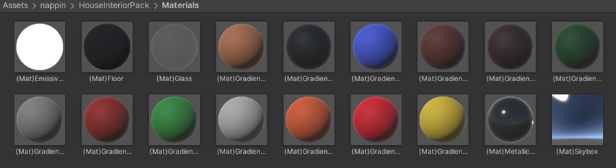 House Interior models overview