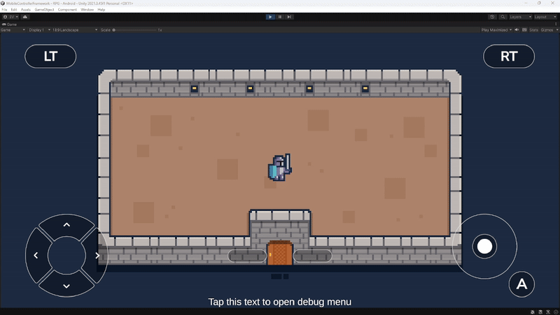 Dpad usage example