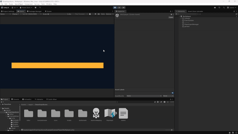 Smart Input Icons multiplayer setup