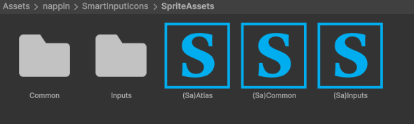 Smart Input Icons sprite assets